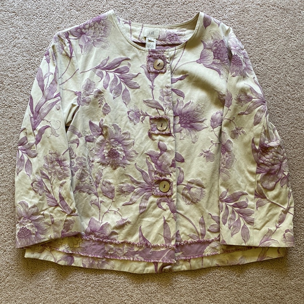 J. Jill floral jacket